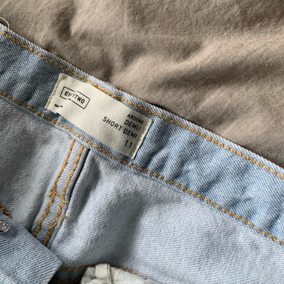 Light blue jeans shorts - Picture 3 of 4